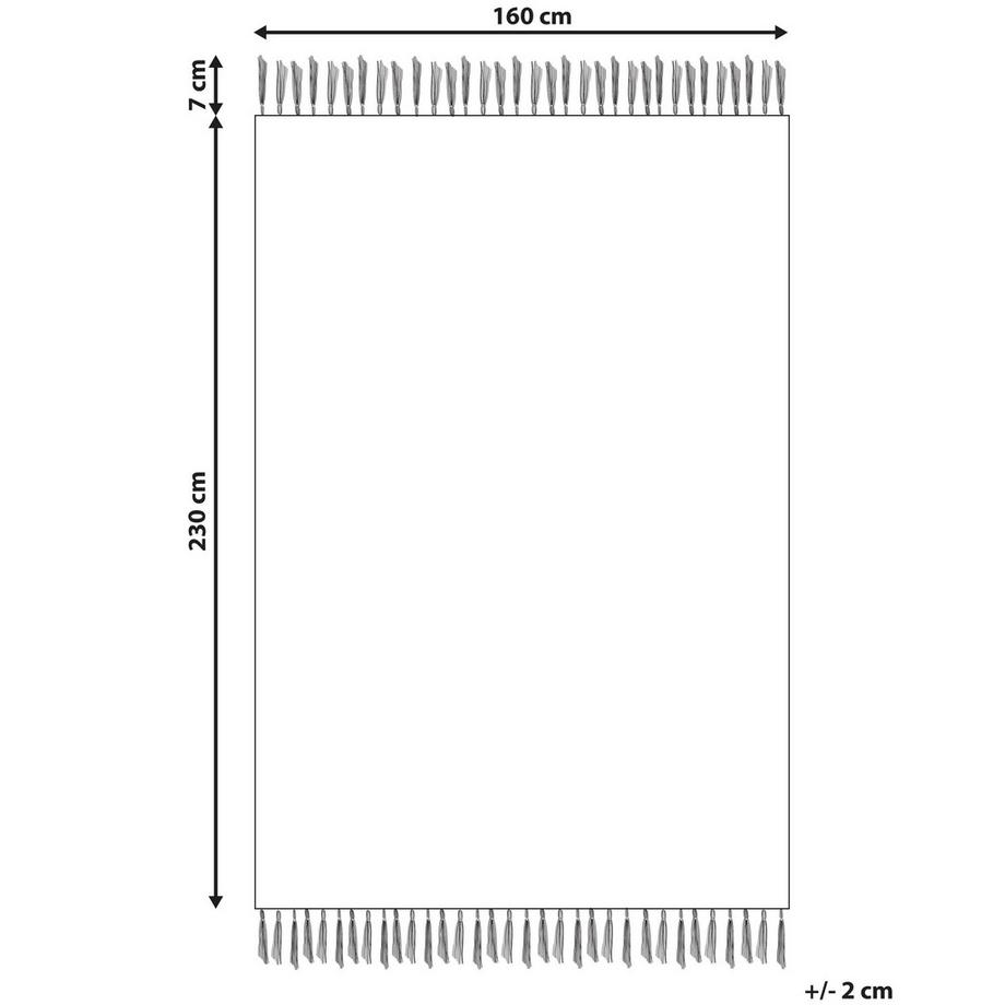 Beliani Tapis en Coton  PARAKAR  