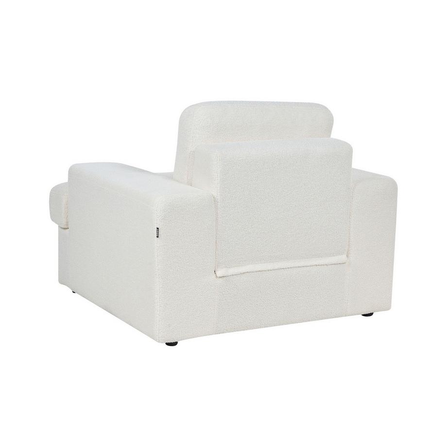 Beliani Fauteuil en Bouclé Traditionnel ALLA  