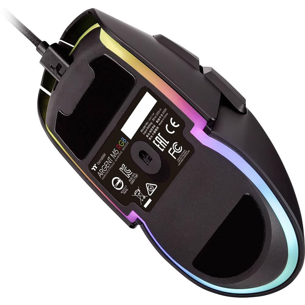 Thermaltake  Thermaltake GMO-TMF-WDOOBK-01 Mouse da gioco 1 pz. 
