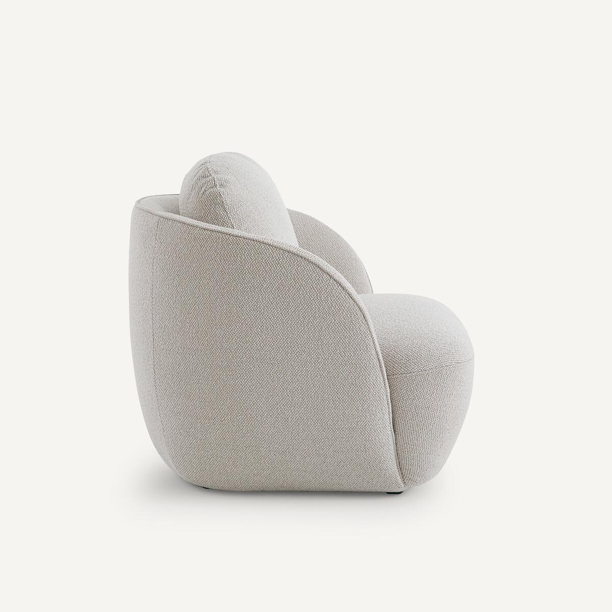 AM.PM Fauteuil boule tissu chiné  