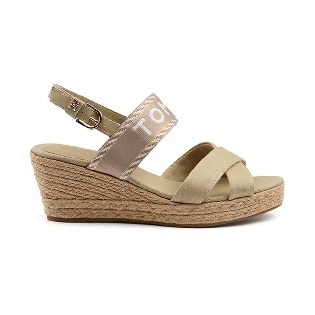 TOMMY HILFIGER  SEASONAL WEBBING MID WEDGE-38 