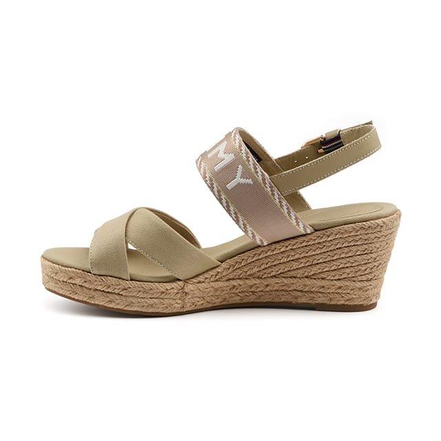 TOMMY HILFIGER  SEASONAL WEBBING MID WEDGE-38 