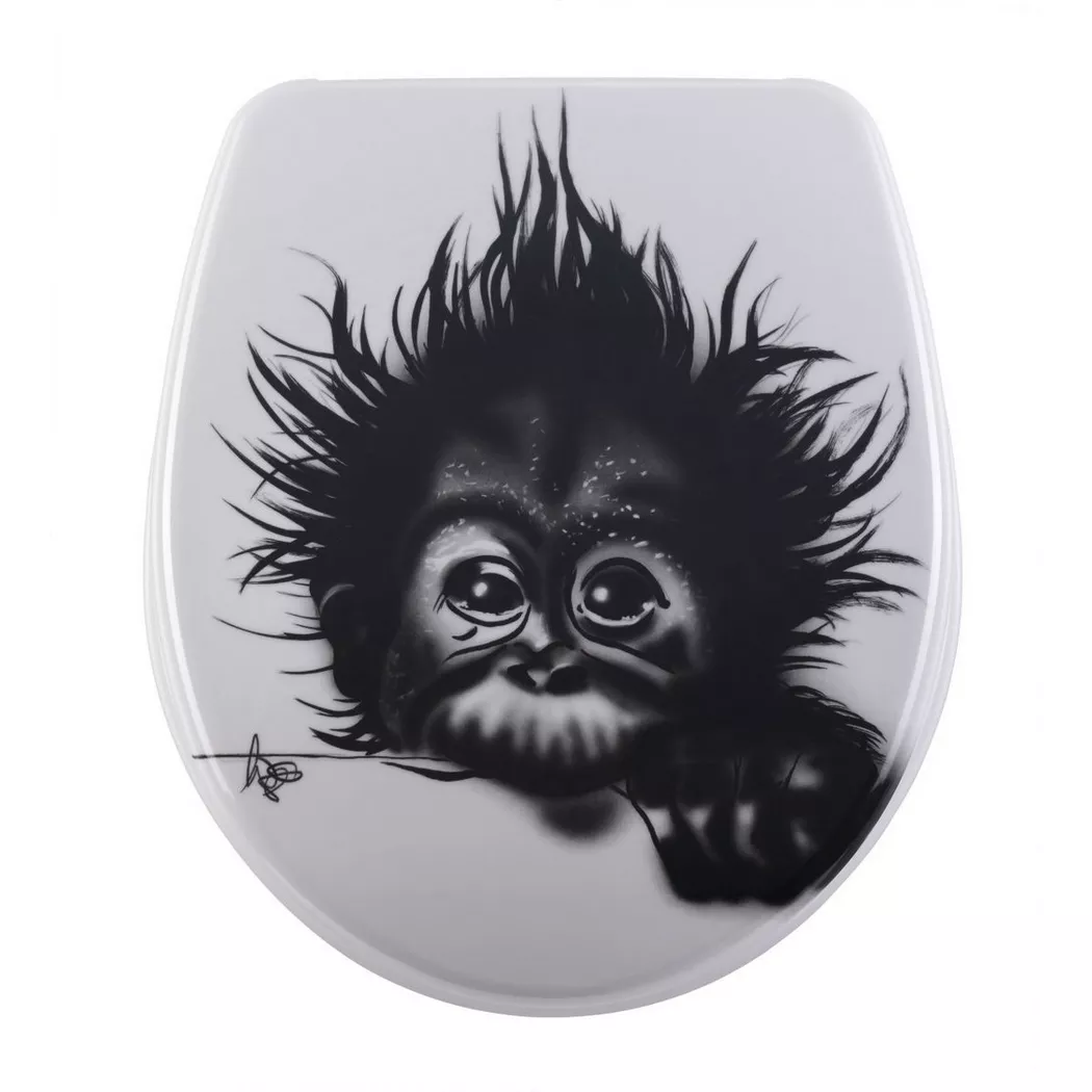 Diaqua WC-Sitz Nice Slow Down Monkey