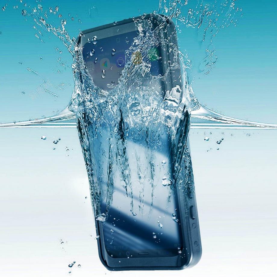 Avizar  Wasserdichte Hülle für Galaxy S8 Schwarz 