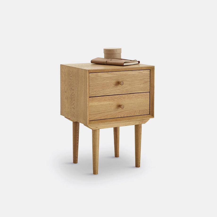 Vintage-Nachttisch Quilda