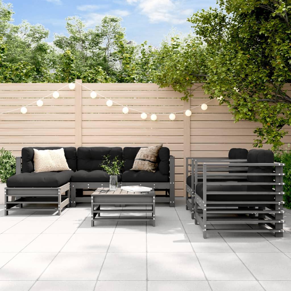 VidaXL Salon de jardin bois  