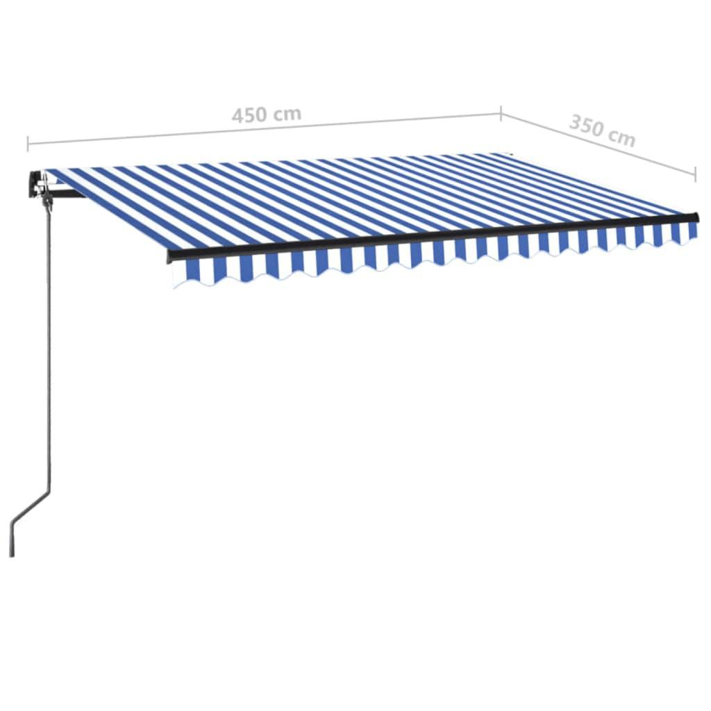 VidaXL Auvent rétractable aluminium  