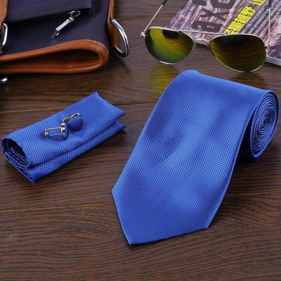 B2X  Accessori per costumi | Cravatta + Fazzoletto + Gemelli 