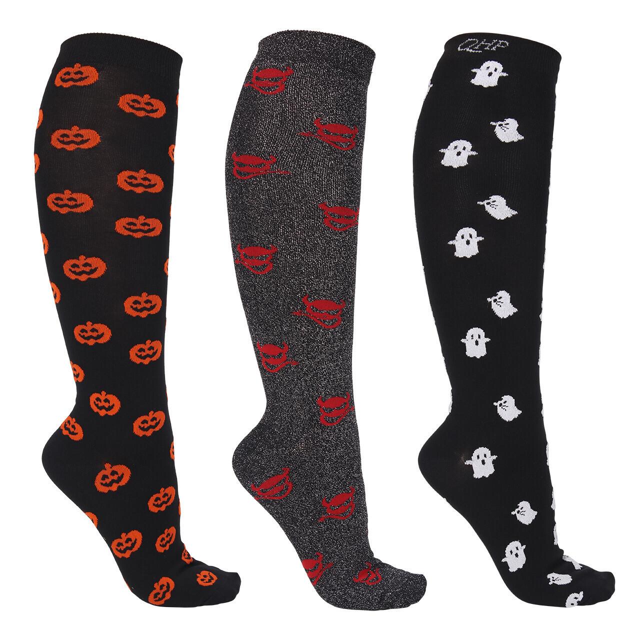 Image of 3er Pack Reitsocken Halloween Unisex 39-42