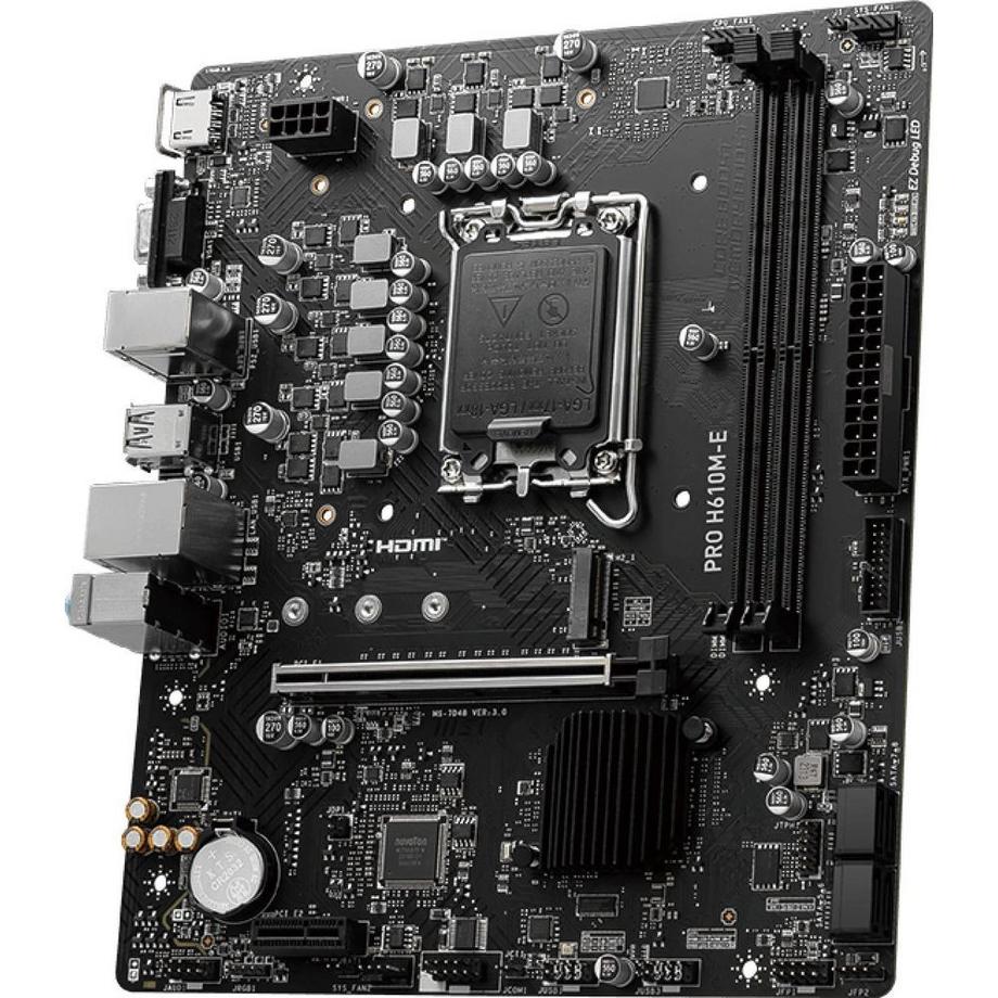 MSI  MSI PRO H610M-E Micro-ATX-Motherboard – Hochleistung und kompakt 