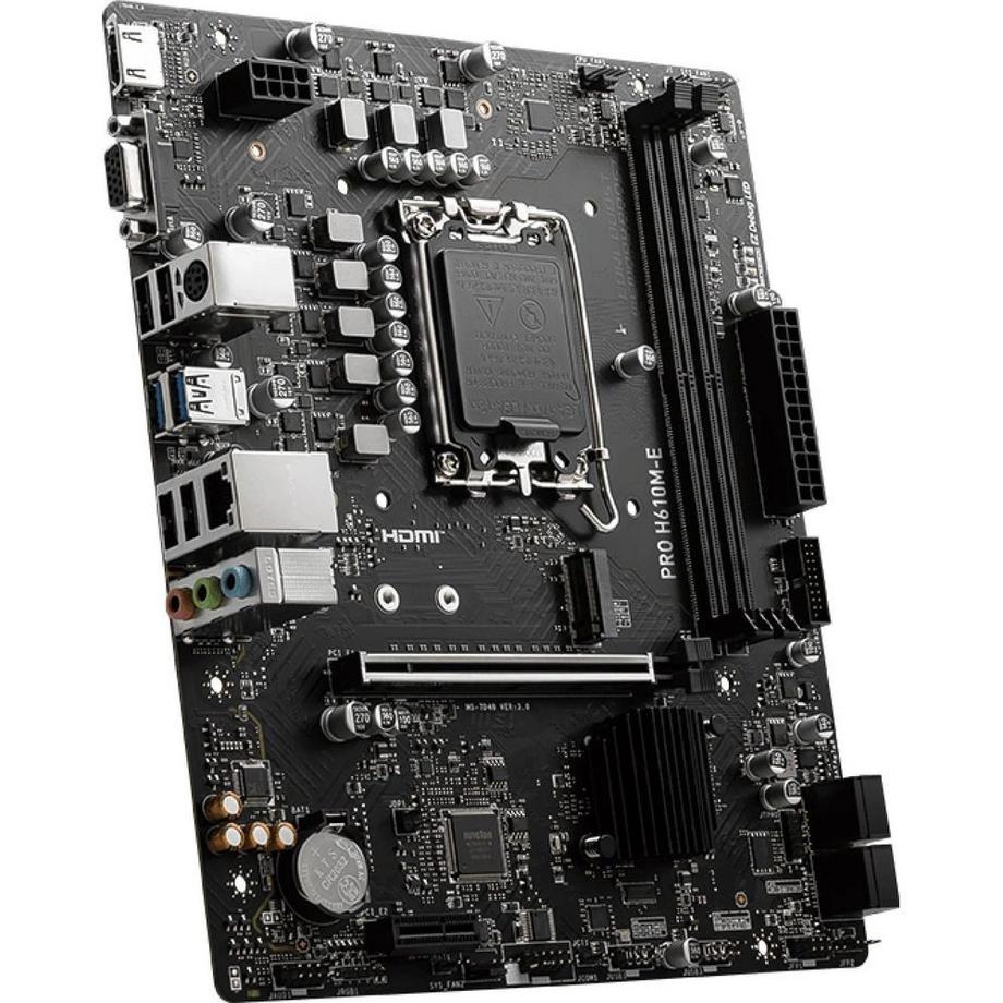MSI  MSI PRO H610M-E Micro-ATX-Motherboard – Hochleistung und kompakt 