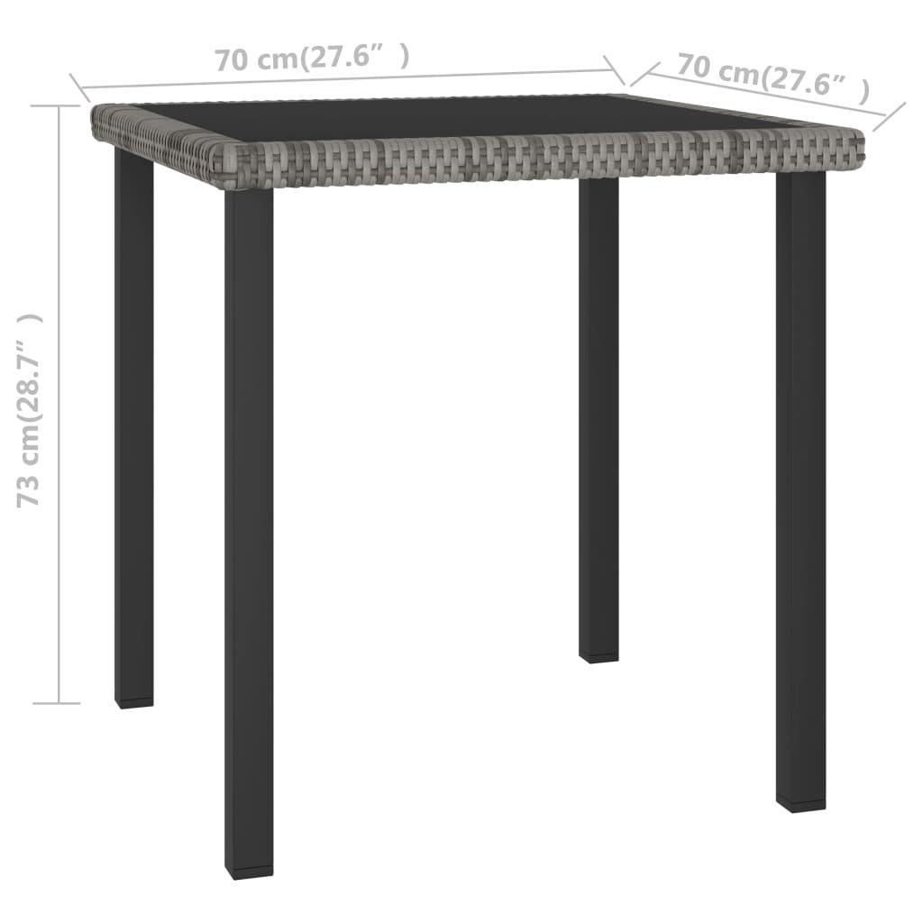 VidaXL Table de jardin  