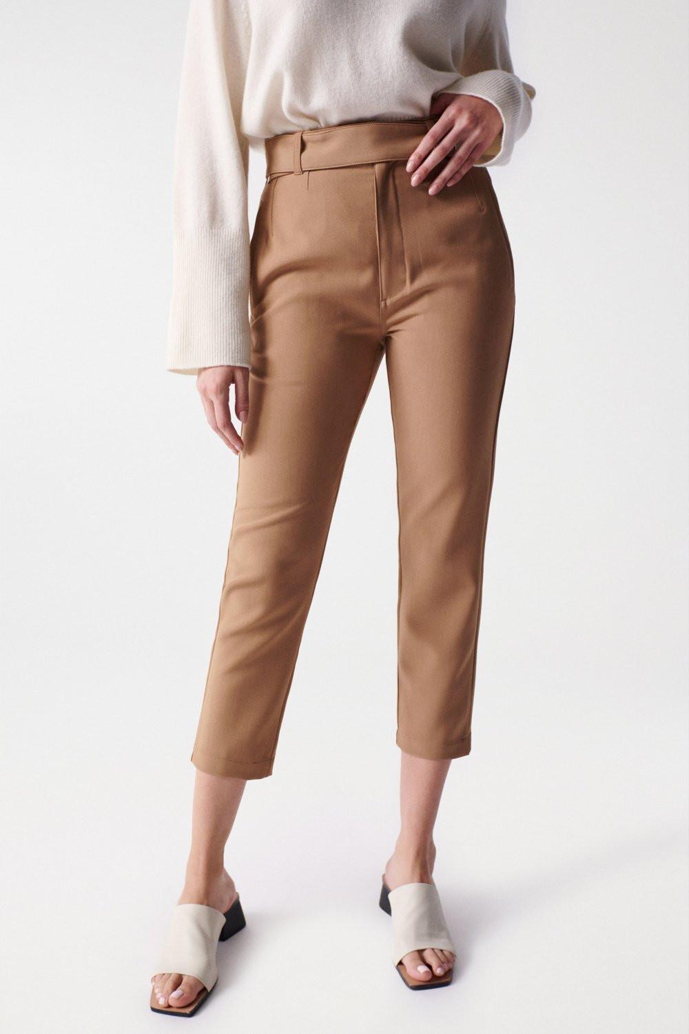 Salsa  Pantalon chino Chino Cropped Slim High Waist 