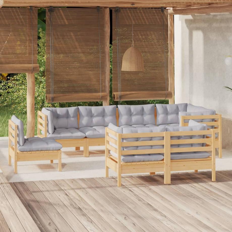 VidaXL Garten-lounge-set kiefernholz  
