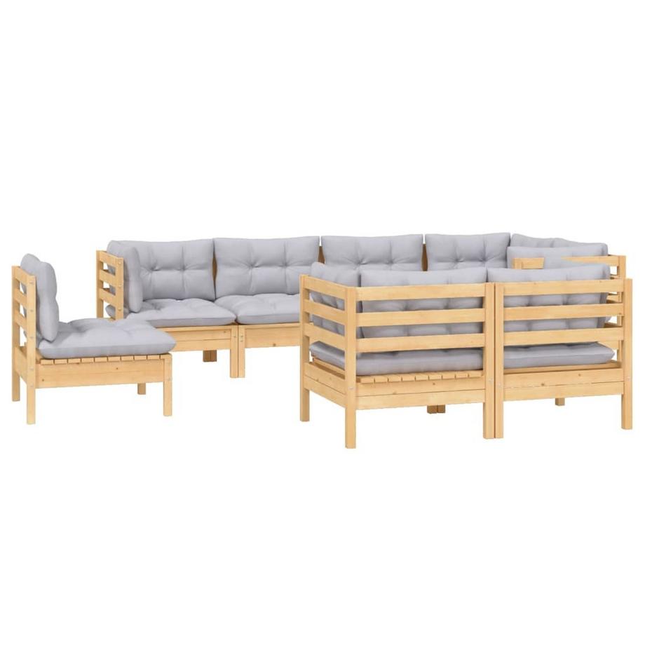 VidaXL Garten-lounge-set kiefernholz  
