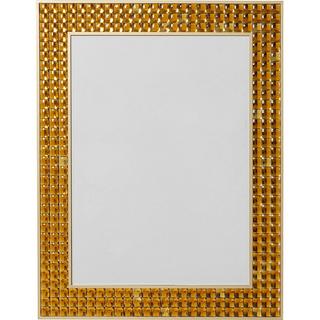 KARE Design Miroir mural Cristaux laiton 80x100  