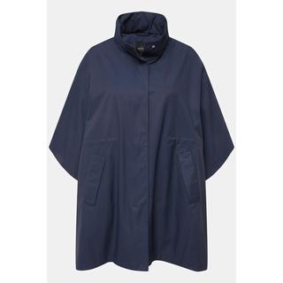 Ulla Popken  Cape-Jacke, oversized, Stehkragen, Seiten-Druckknöpfe 