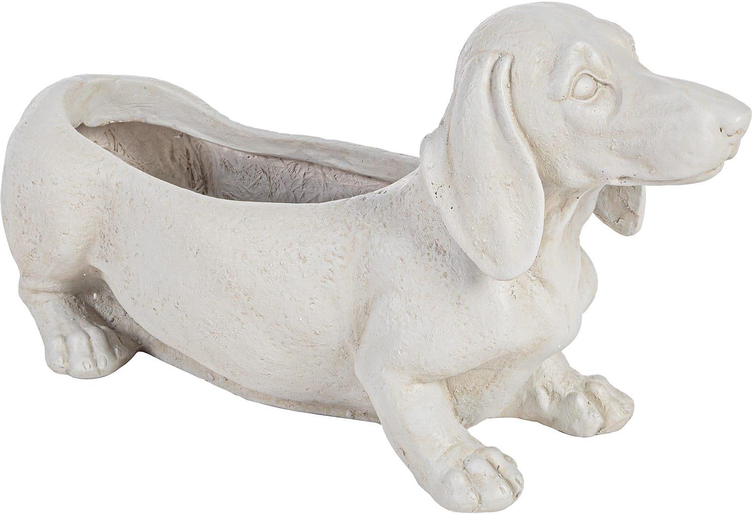 Image of Garten Pflanzentopf Dackel Garten Pflanzentopf Dackel