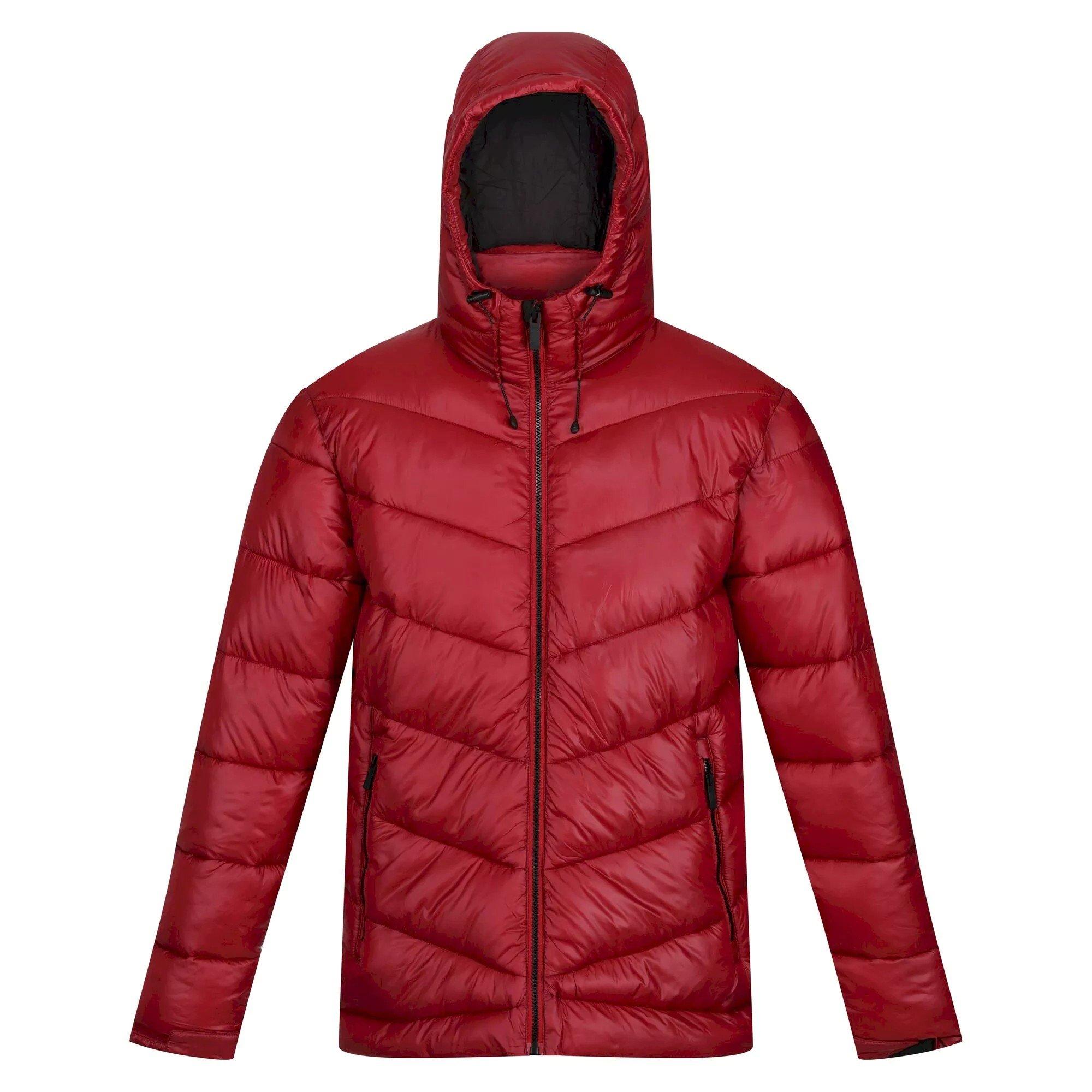 Image of Toploft Ii Steppjacke Mit Kapuze Herren Dunkelrot XL