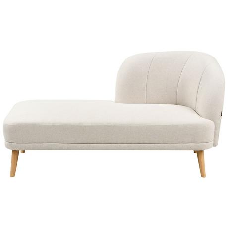 Beliani Chaise longue côté droit en Polyester Traditionnel TANLAY  