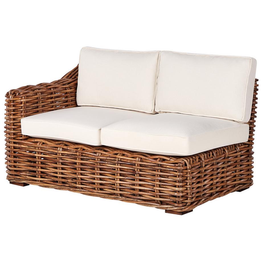 Beliani 3 Sitzer Sofa aus Rattan  BRIATICO  