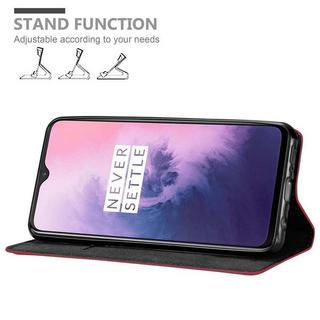 Cadorabo  Housse compatible avec OnePlus 6T - Coque de protection avec fermeture magnétique, fonction de support et compartiment pour carte 