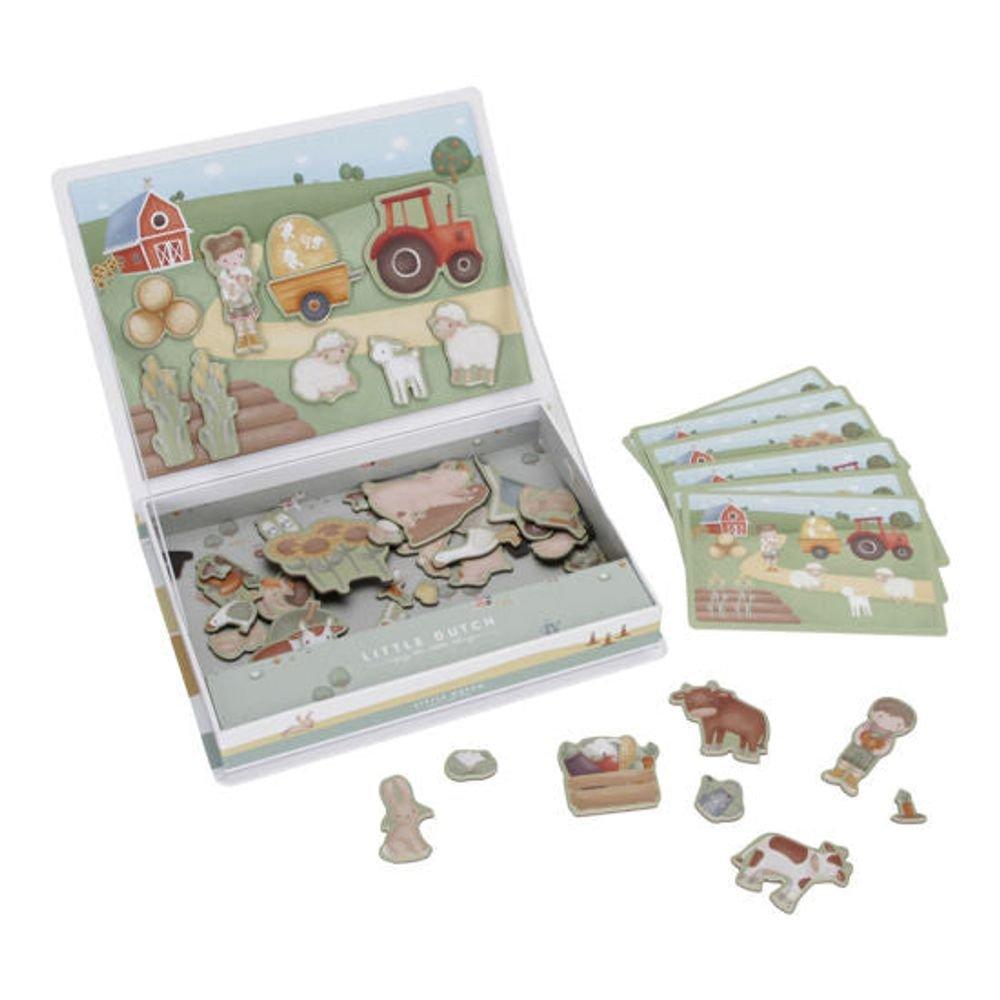 Little Dutch  Little Dutch Magnet Puzzle Little Farm FSC 