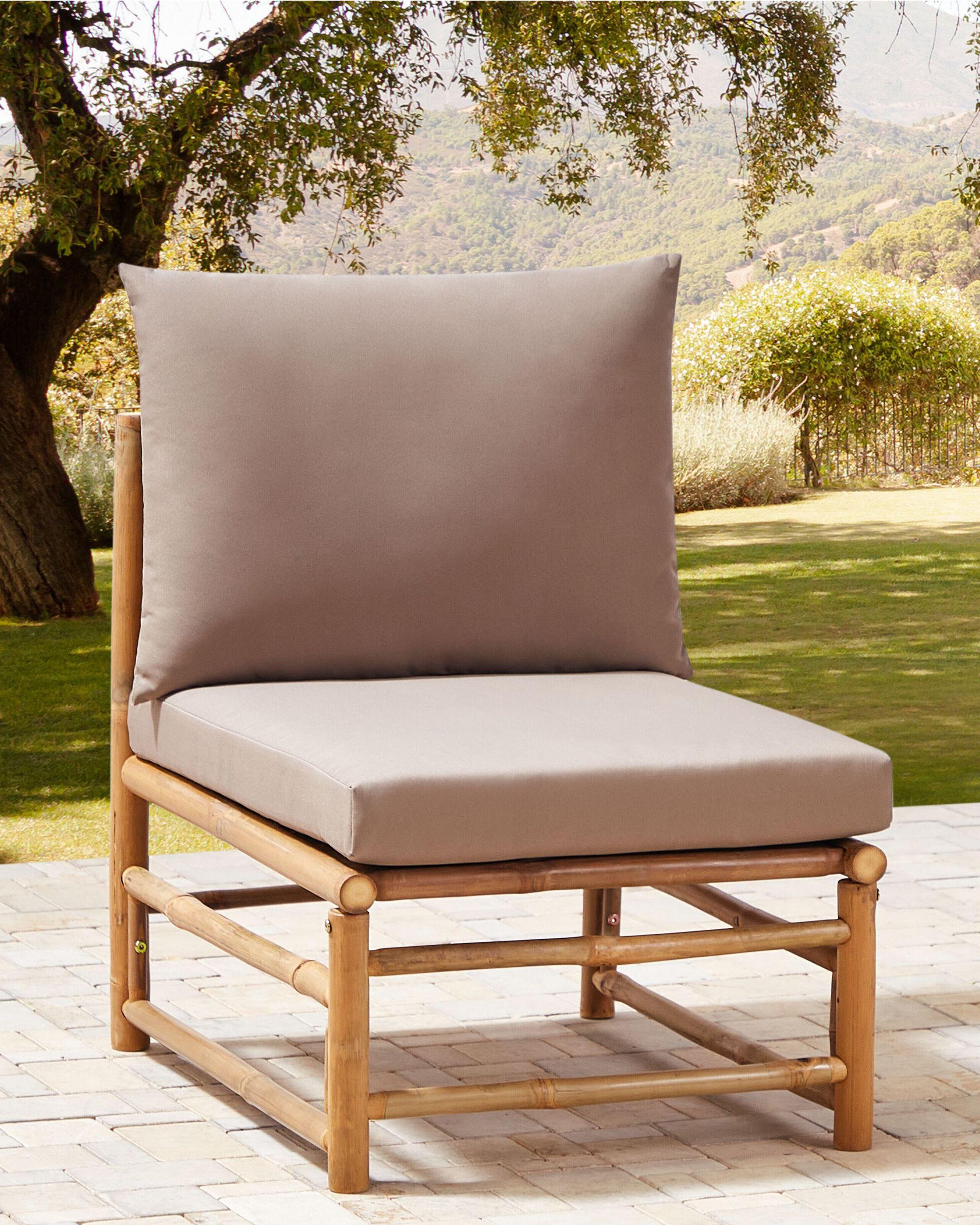 Beliani Module fauteuil en Bambou Boho CERRETO  