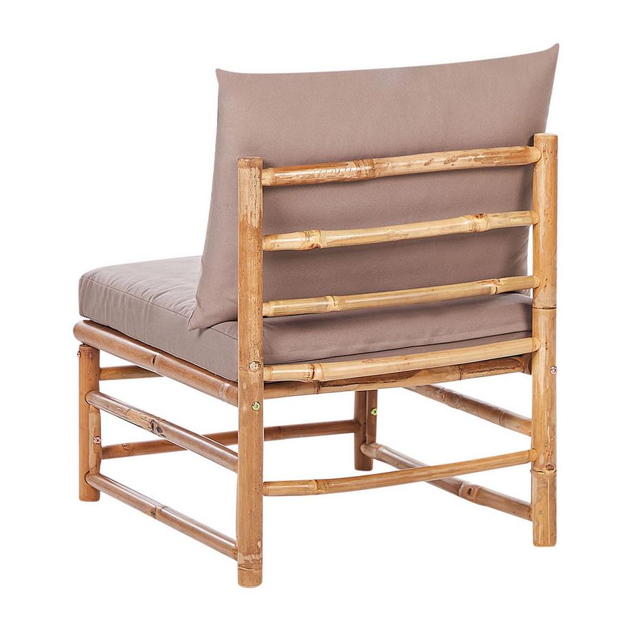Beliani Section de jardin 1 place en Bambou Boho CERRETO  
