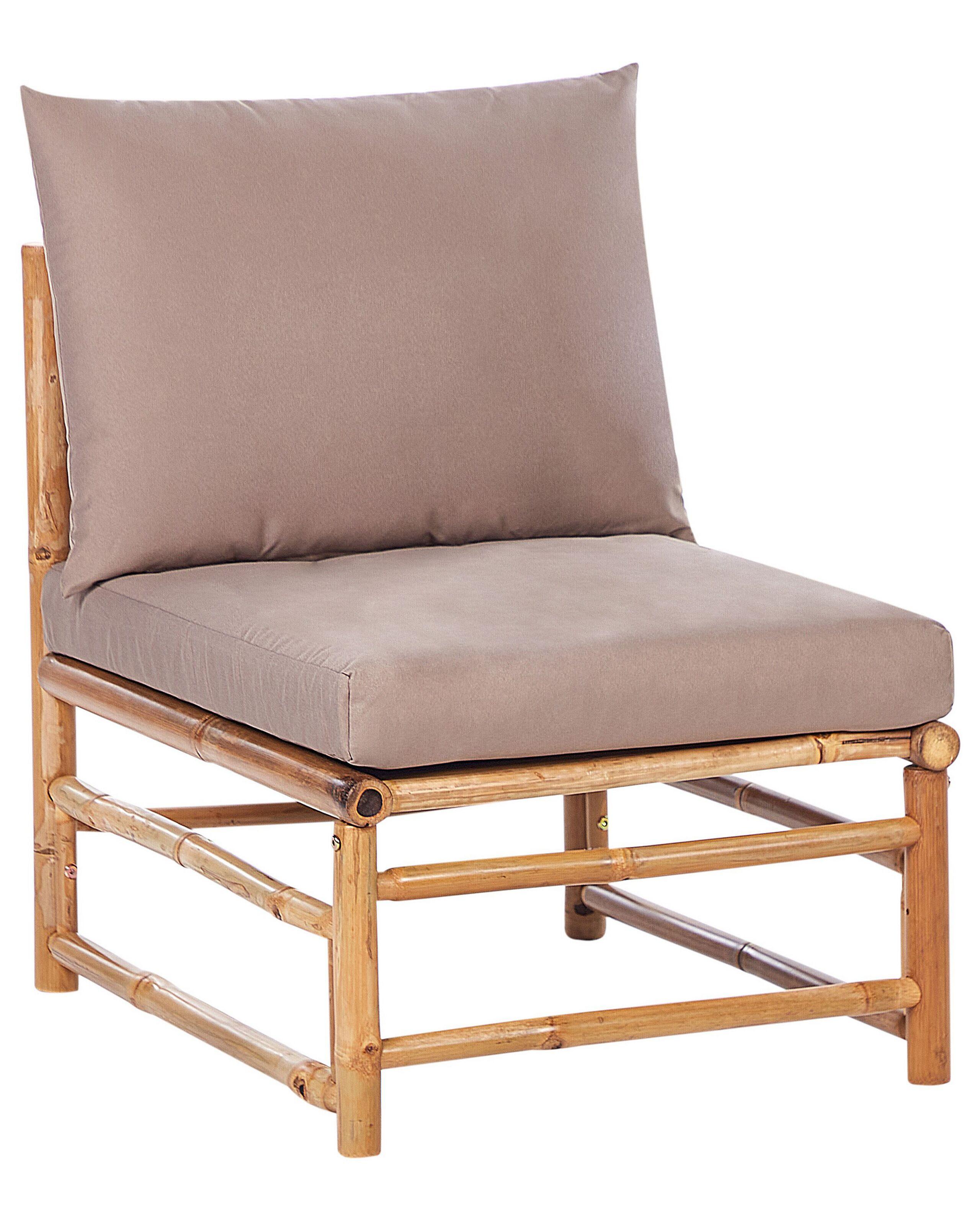 Beliani Module fauteuil en Bambou Boho CERRETO  