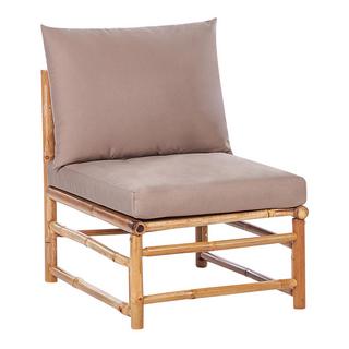 Beliani Module fauteuil en Bambou Boho CERRETO  