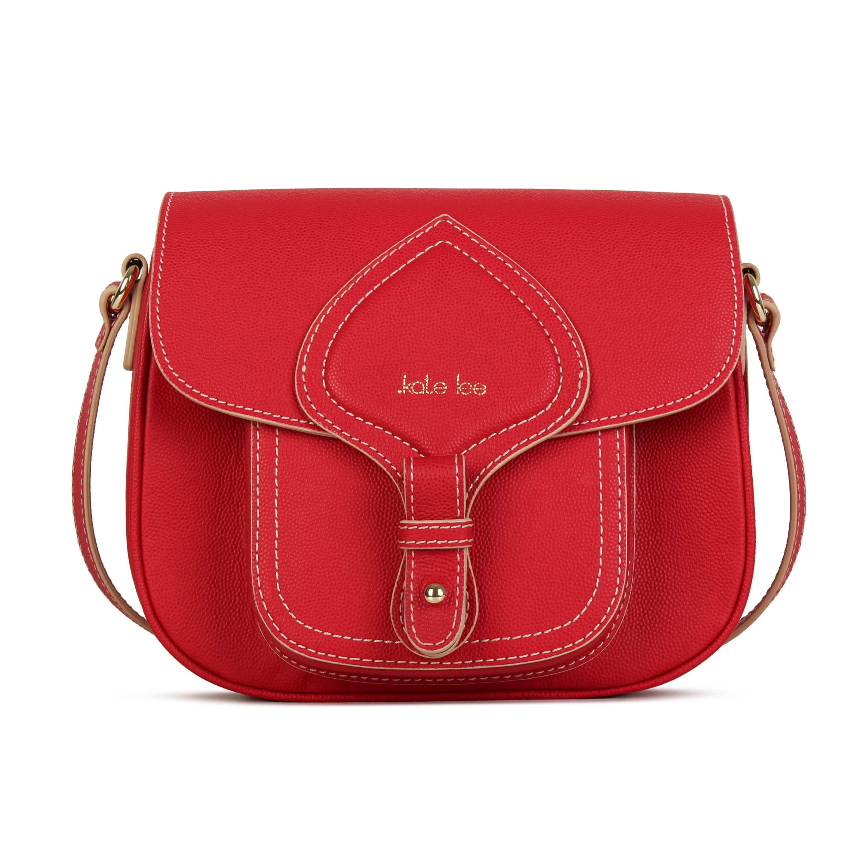 Image of Schultertasche Gibeciere Emelyne Damen Rot ONE SIZE