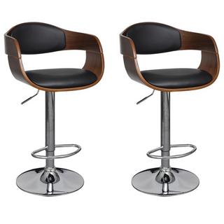 VidaXL Tabouret de bar cuir artificiel  