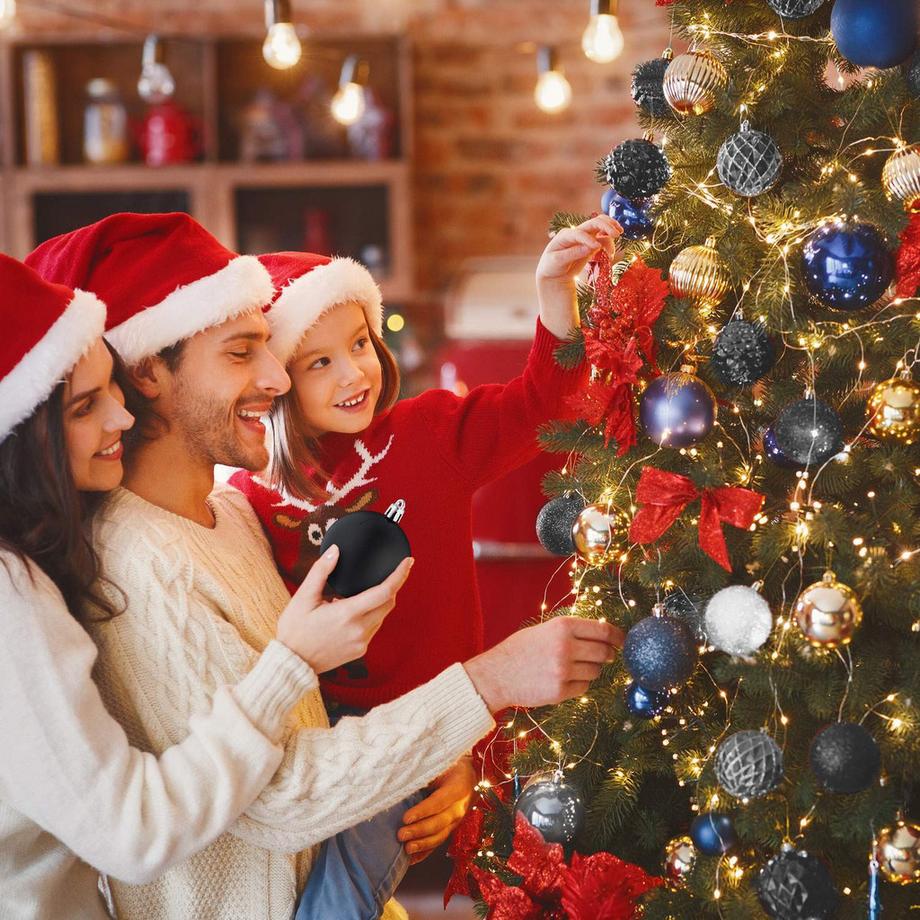 B2X Boules de sapin de Noël en lot de 30  