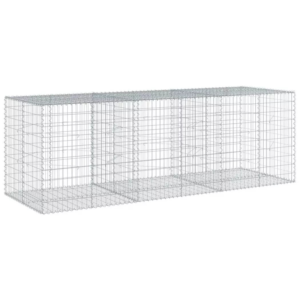 VidaXL - Panier gabion fer, One Size, Argent