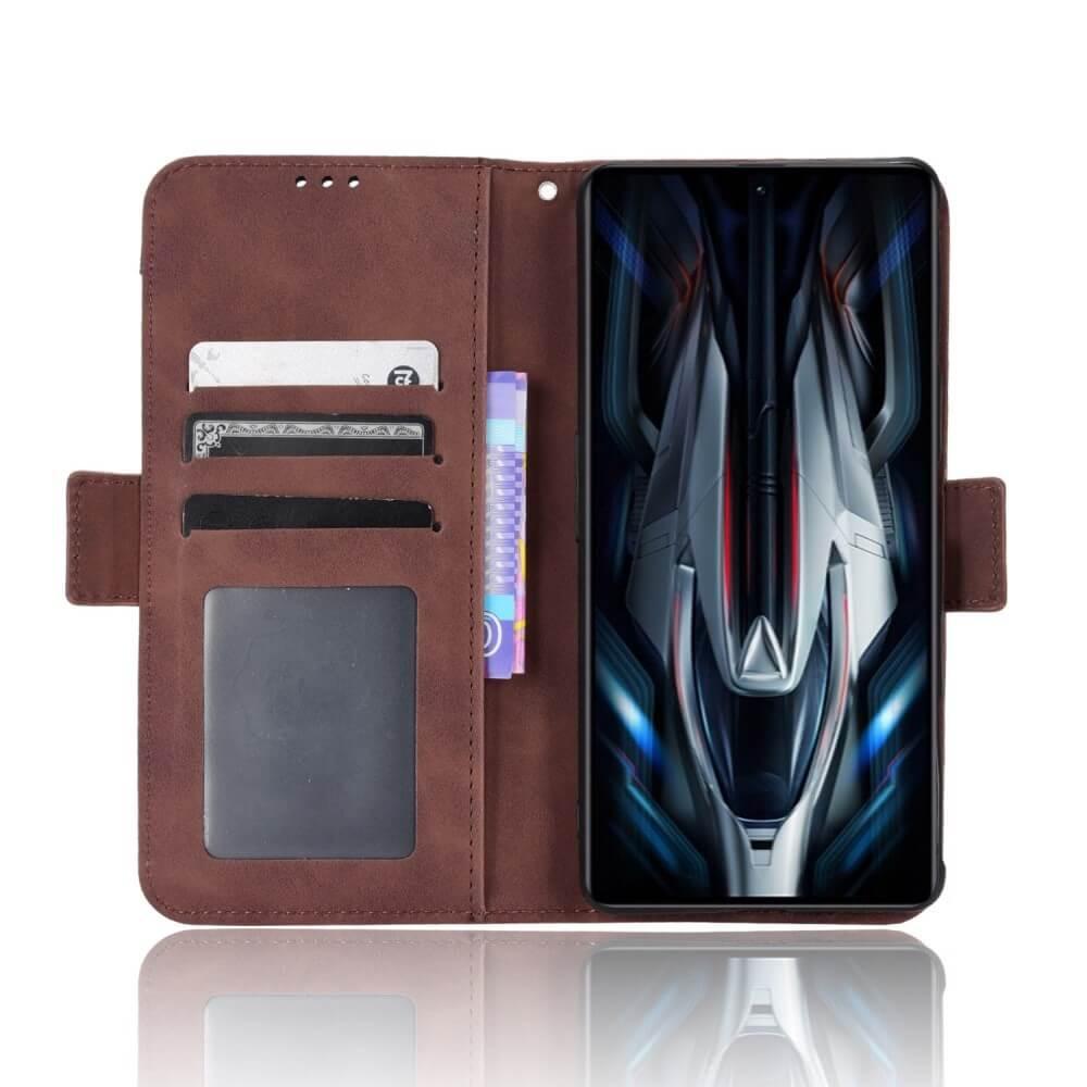 Cover-Discount  Xiaomi Poco F4 Gt - Custodia Con Slot Per Carte Di Credito 