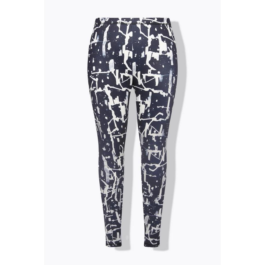 Ulla Popken Legging fonctionnel imprimé à séchage rapide recyclé  