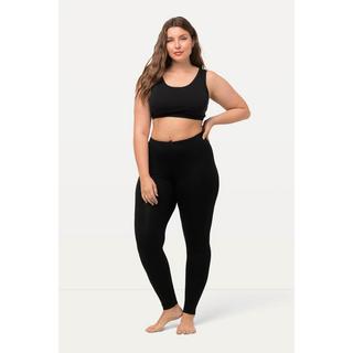 Ulla Popken  Leggings dal taglio aderente lunghi fino al polpaccio con cintura elastica 