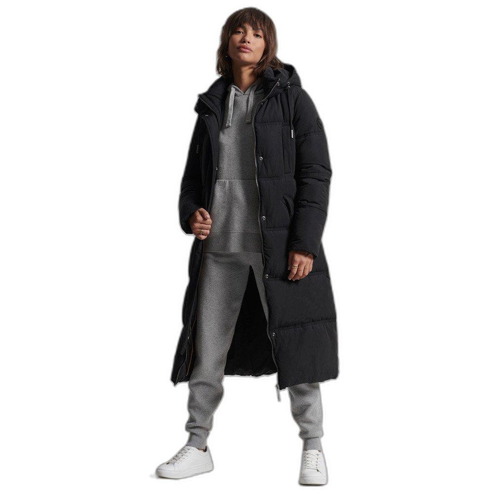 Image of Lange Daunenjacke Aus Mikrofaser, Damen Damen 38