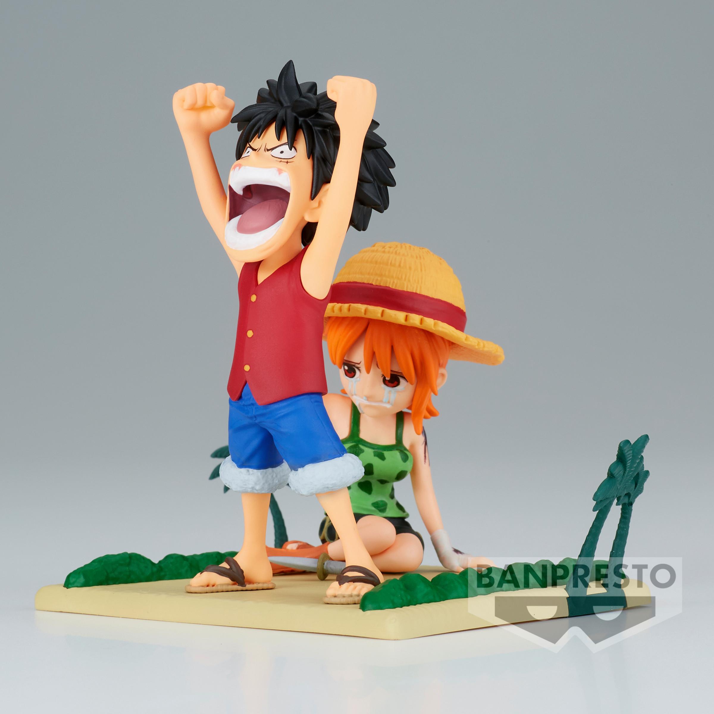 Banpresto  Static Figure - WCF - One Piece - Luffy & Nami 