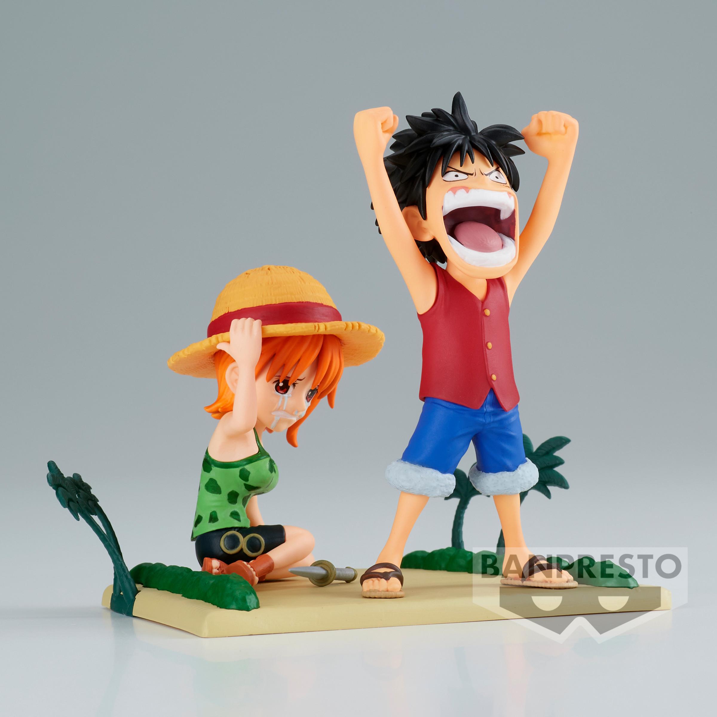 Banpresto  Static Figure - WCF - One Piece - Luffy & Nami 