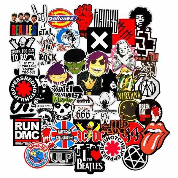 Image of 100x Aufkleber und Abziehbilder - Musik 100x Aufkleber und Abziehbilder - Musik