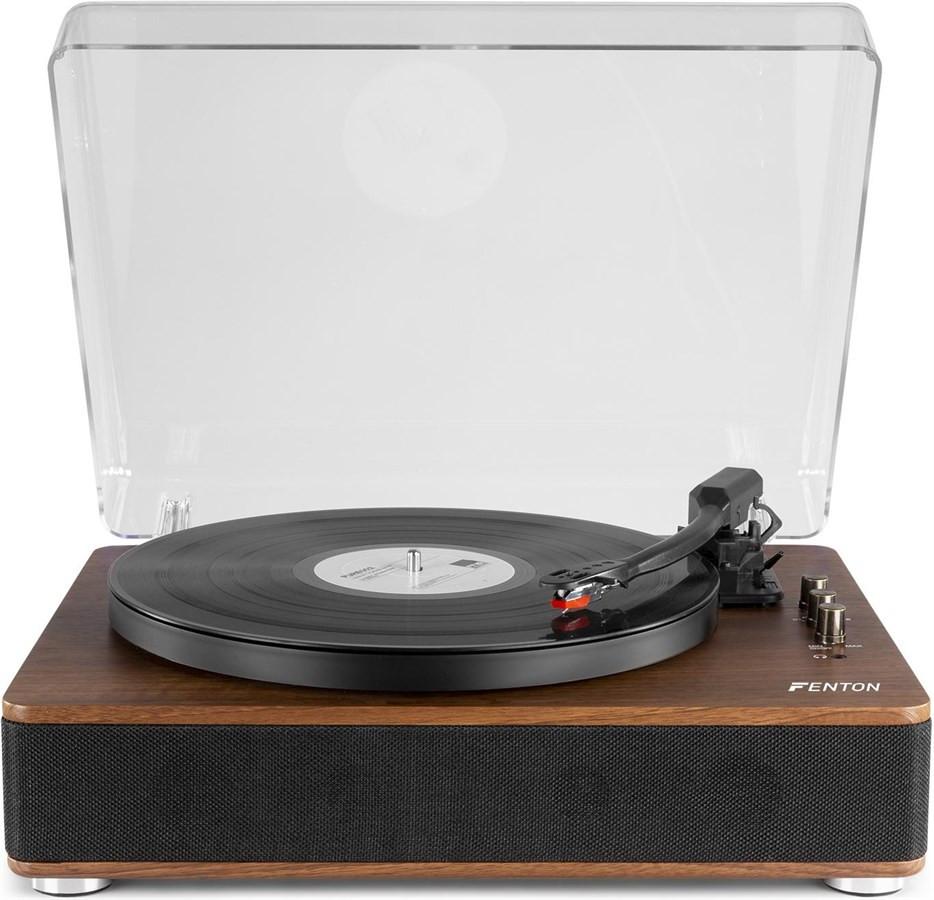 Fenton  Plattenspieler RP162, braun 