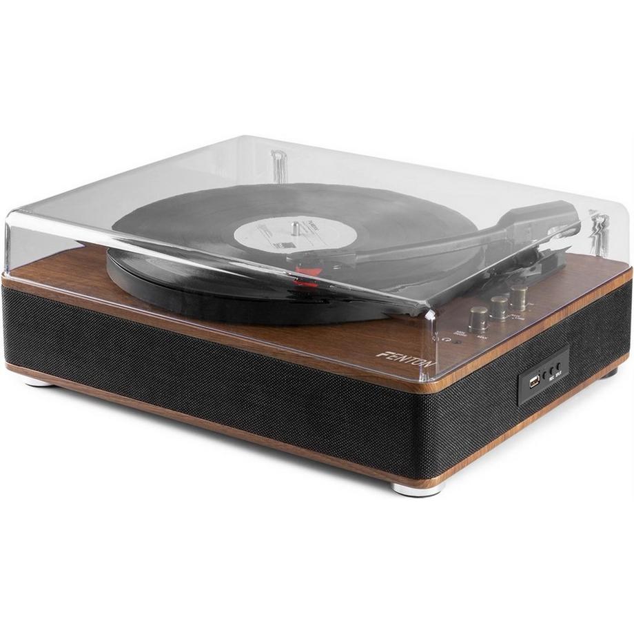 Fenton  Plattenspieler RP162, braun 