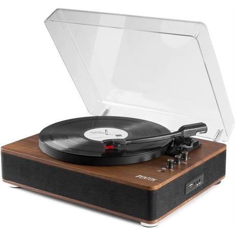 Fenton  Plattenspieler RP162, braun 