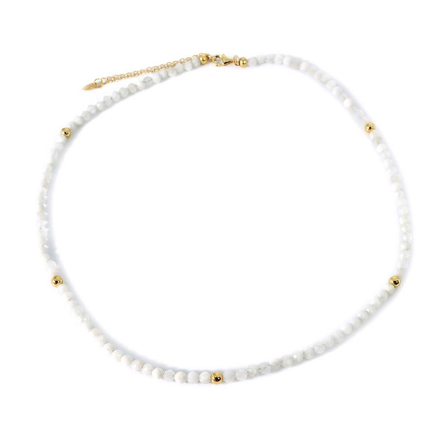 Balibay  Sinja  Halskette mit Mondsteinen und Gold 