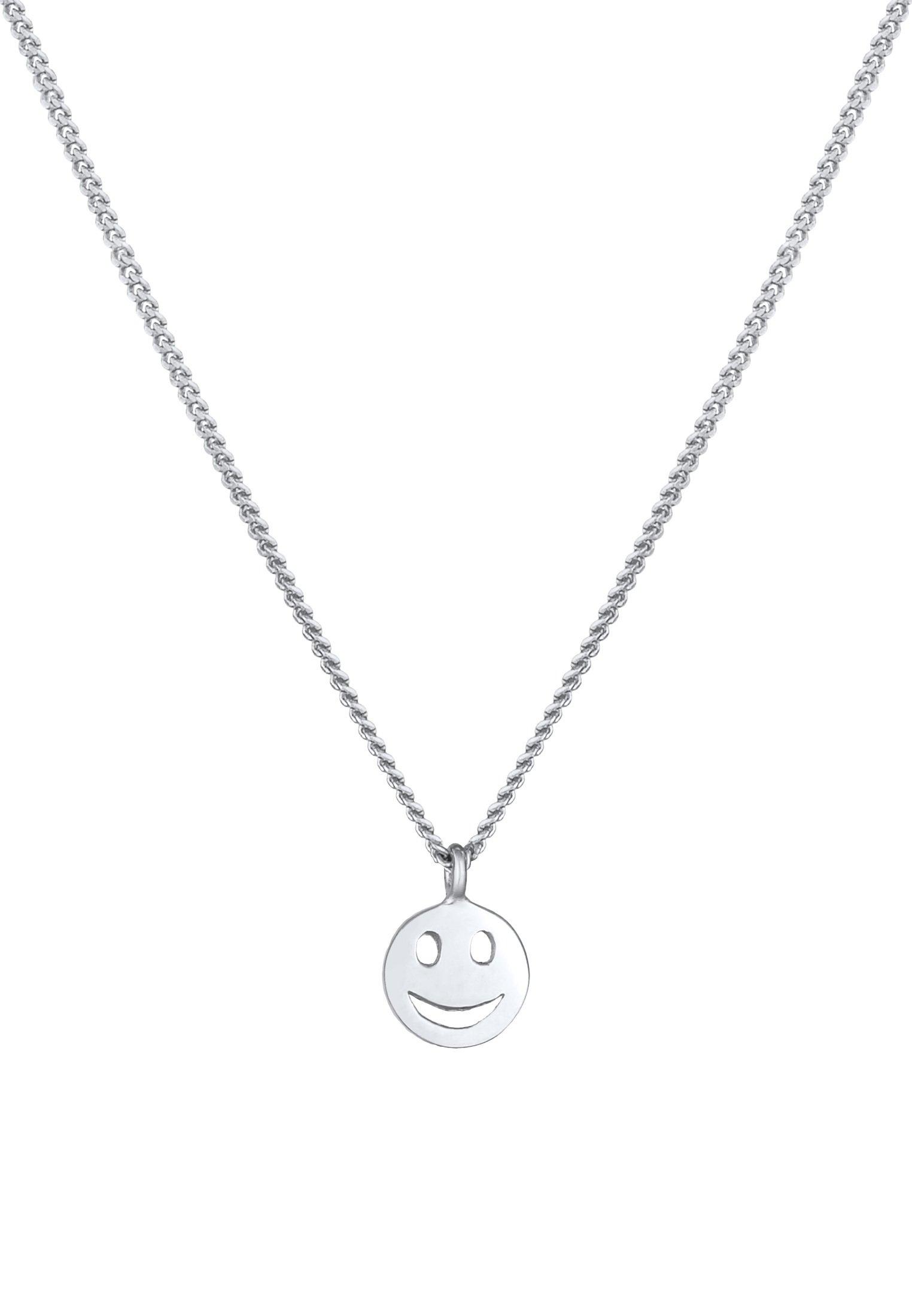 Elli  Halskette Mit Smile Face Motif 