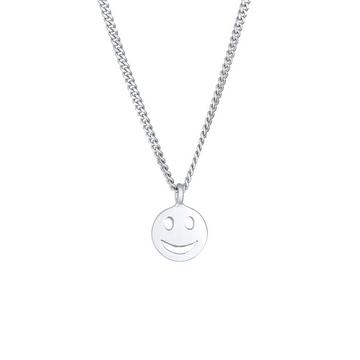 Collier Plaquette Pendentif Smile