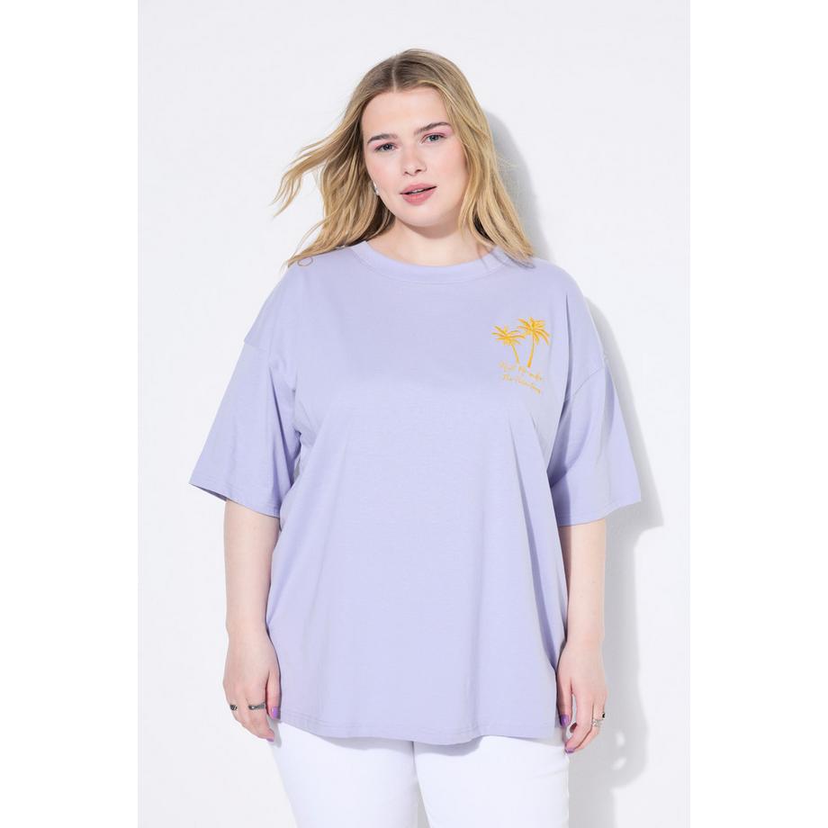 Studio Untold T-shirt Oversize Broderie Palmiers  