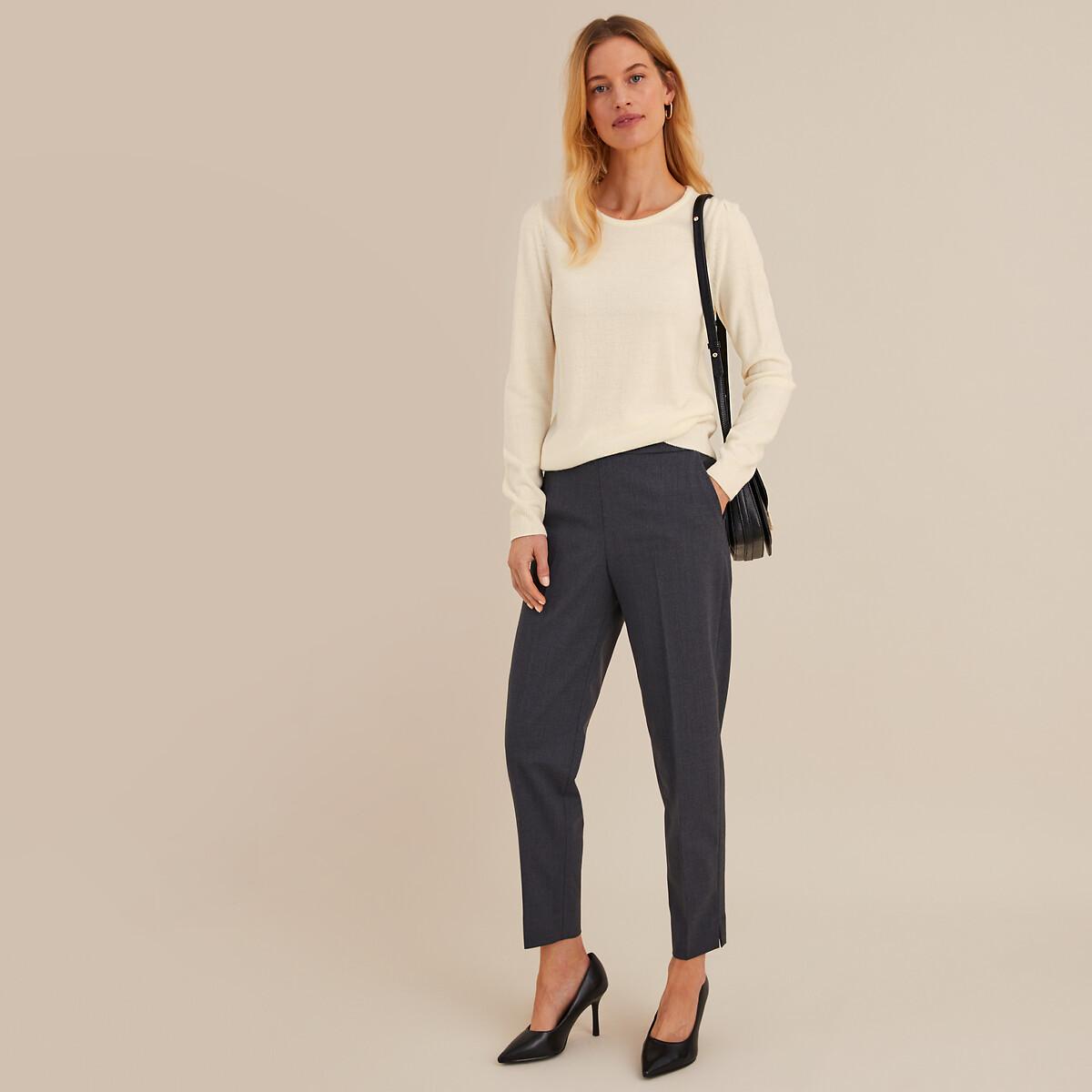 La Redoute Collections  Pull col rond en fine maille 